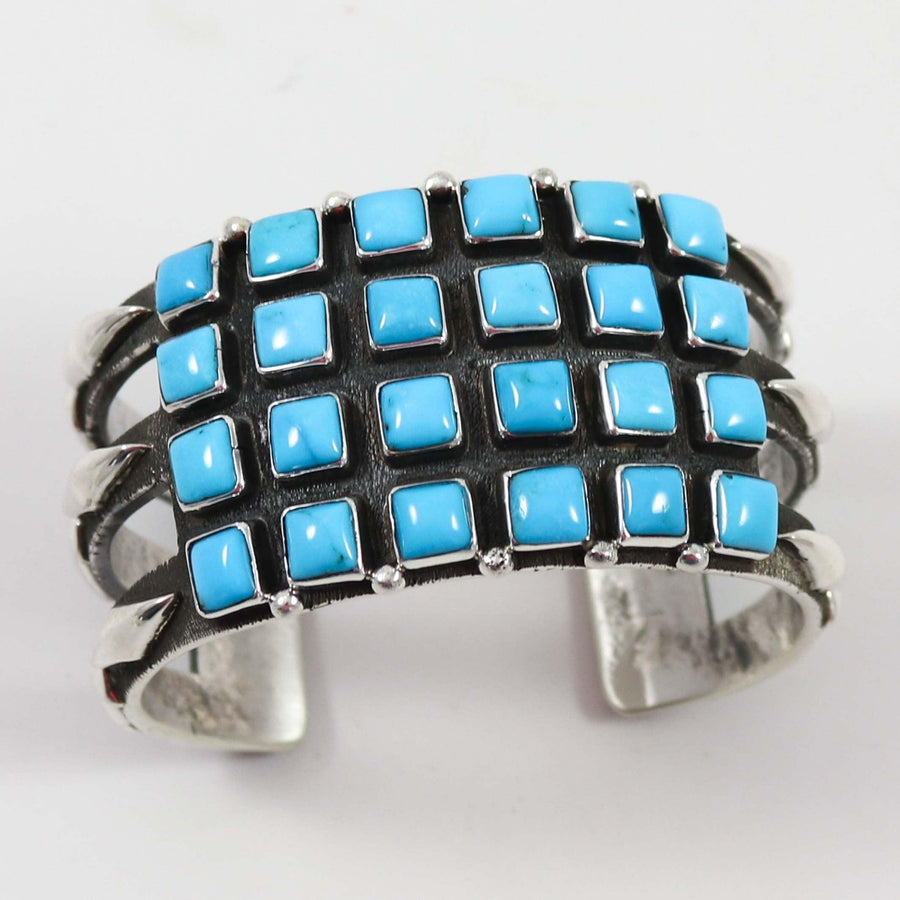 Kingman Turquoise Cuff by Ernest Rangel - Garland's
