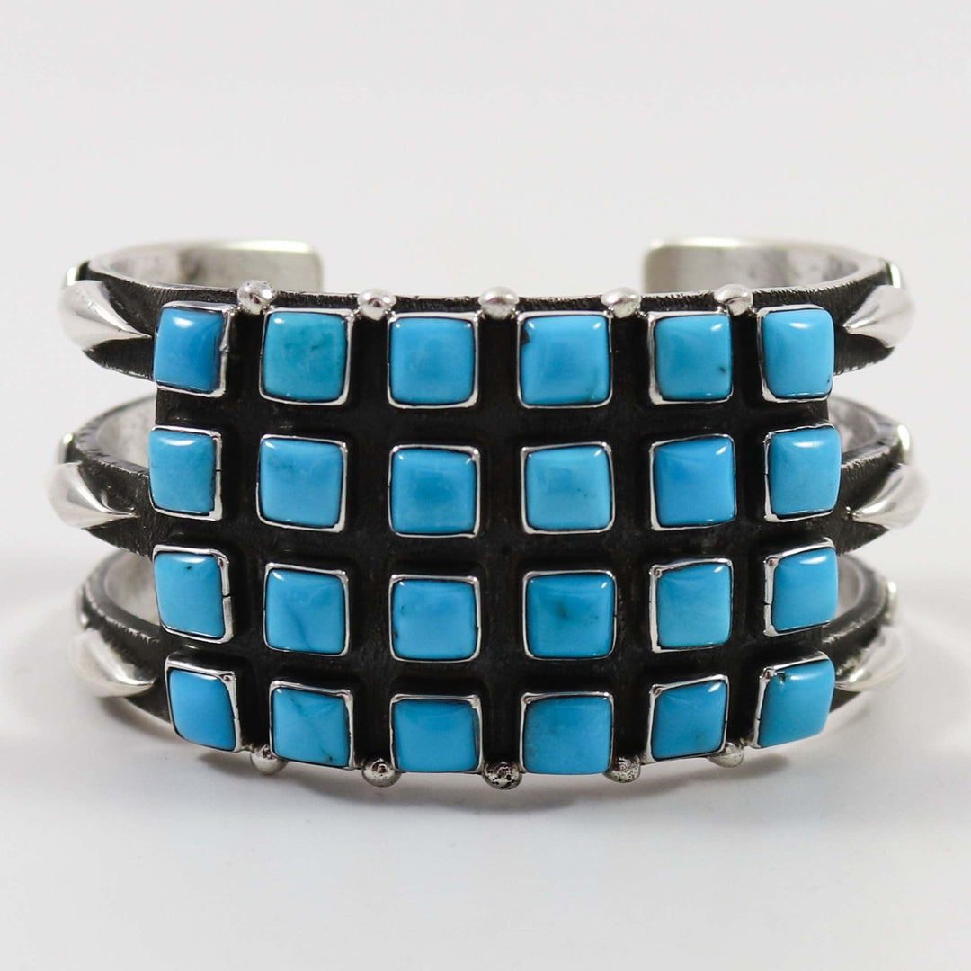 Kingman Turquoise Cuff by Ernest Rangel - Garland's