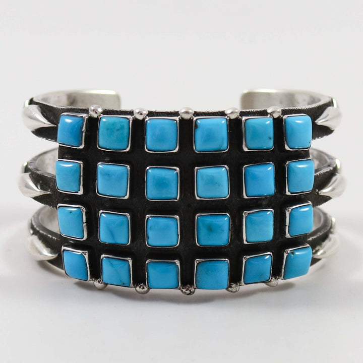 Kingman Turquoise Cuff by Ernest Rangel - Garland's