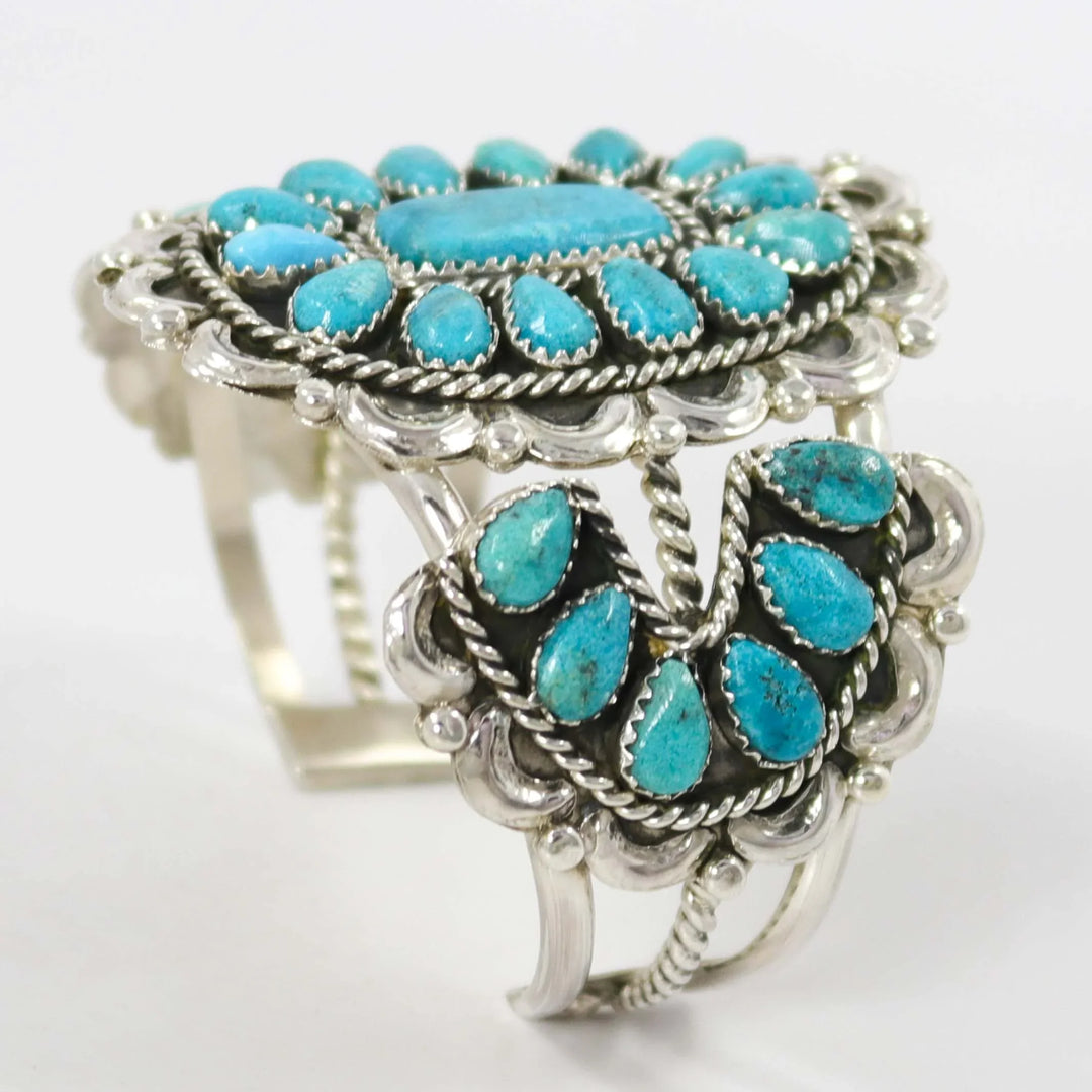 Kingman Turquoise Cuff by Fannie Begay - Garland's