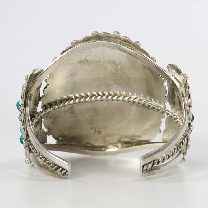 Kingman Turquoise Cuff by Fannie Begay - Garland's