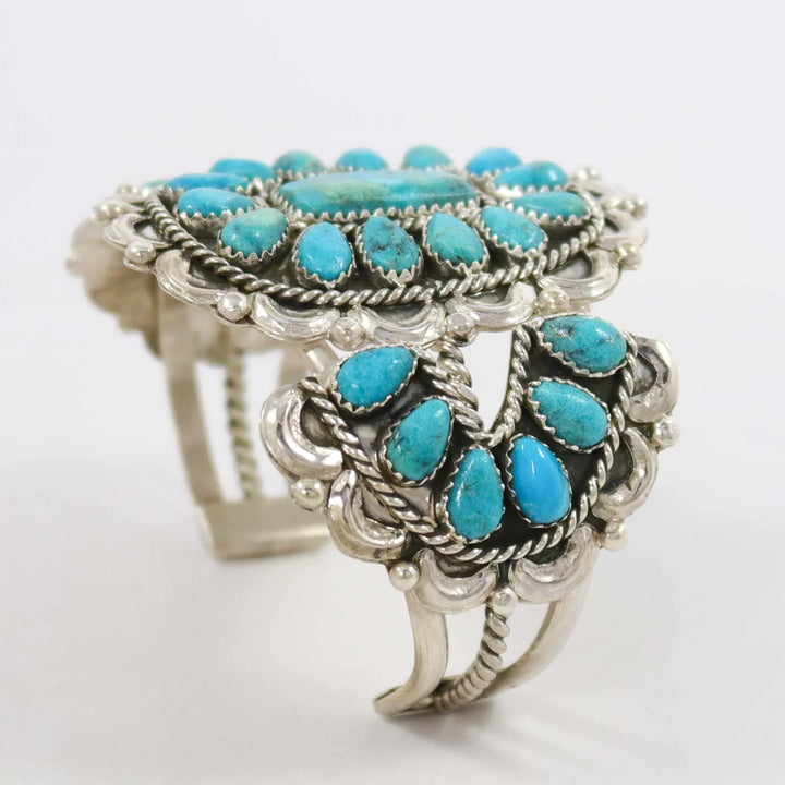 Kingman Turquoise Cuff by Fannie Begay - Garland's