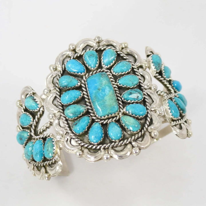 Kingman Turquoise Cuff by Fannie Begay - Garland's