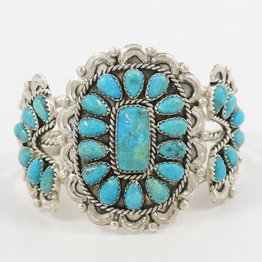 Kingman Turquoise Cuff by Fannie Begay - Garland's