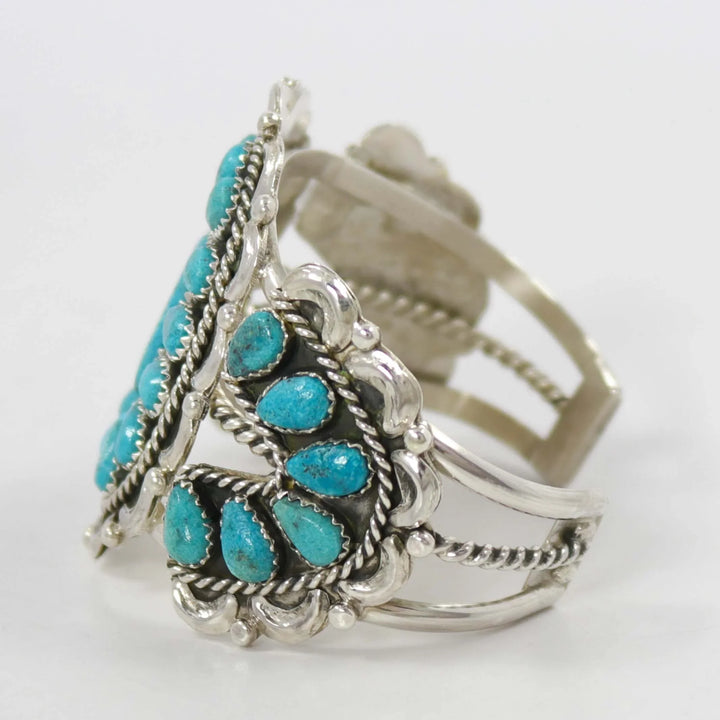Kingman Turquoise Cuff by Fannie Begay - Garland's
