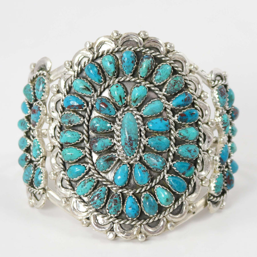 Kingman Turquoise Cuff by Fannie Begay - Garland's
