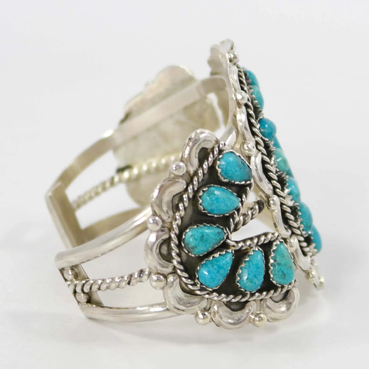 Kingman Turquoise Cuff by Fannie Begay - Garland's