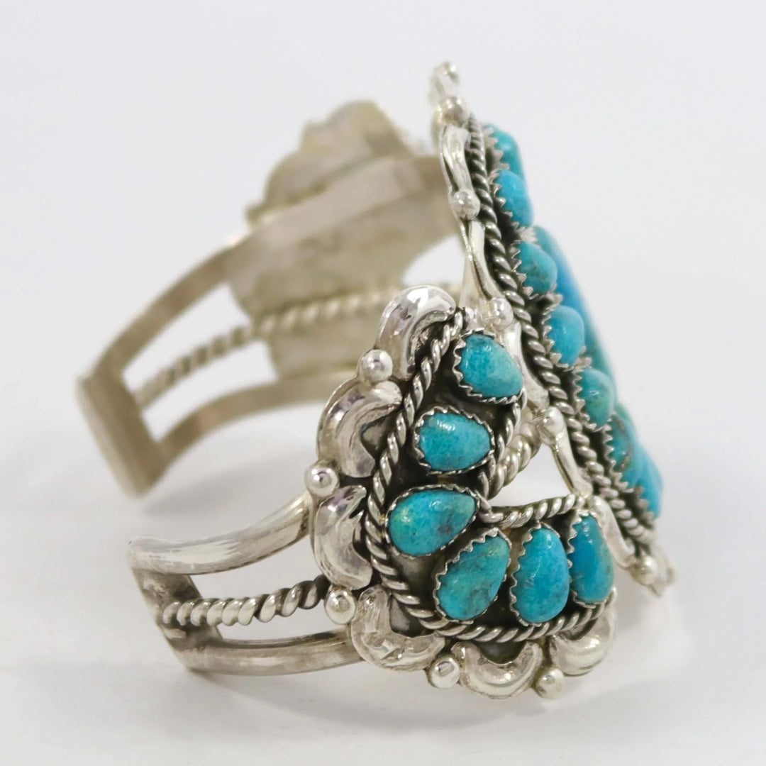 Kingman Turquoise Cuff by Fannie Begay - Garland's