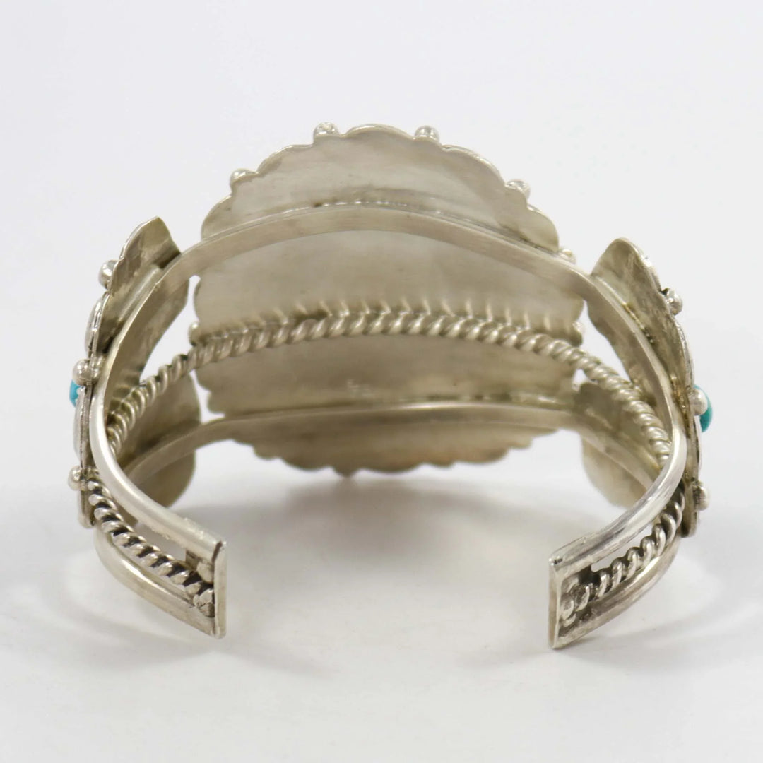 Kingman Turquoise Cuff by Fannie Begay - Garland's