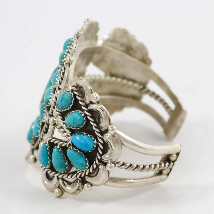 Kingman Turquoise Cuff by Fannie Begay - Garland's