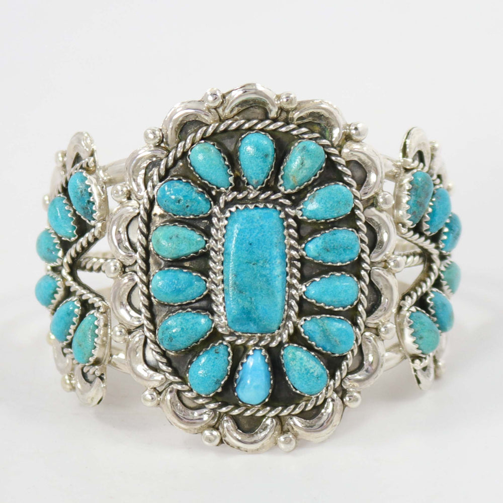 Kingman Turquoise Cuff by Fannie Begay - Garland's
