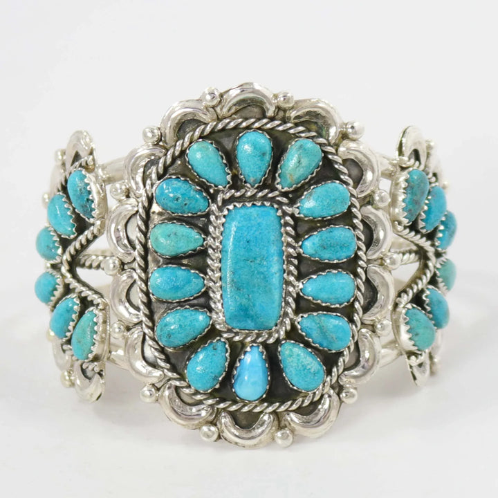 Kingman Turquoise Cuff by Fannie Begay - Garland's