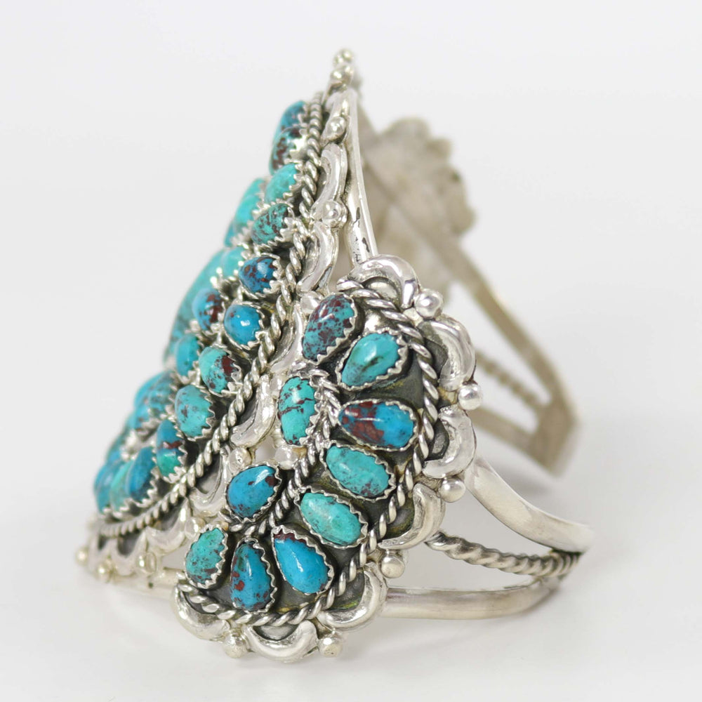 Kingman Turquoise Cuff by Fannie Begay - Garland's