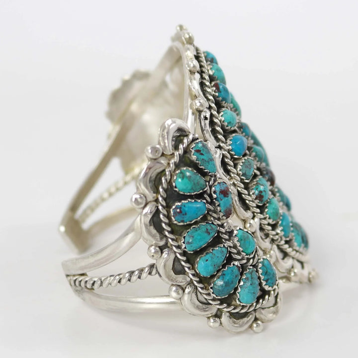 Kingman Turquoise Cuff by Fannie Begay - Garland's
