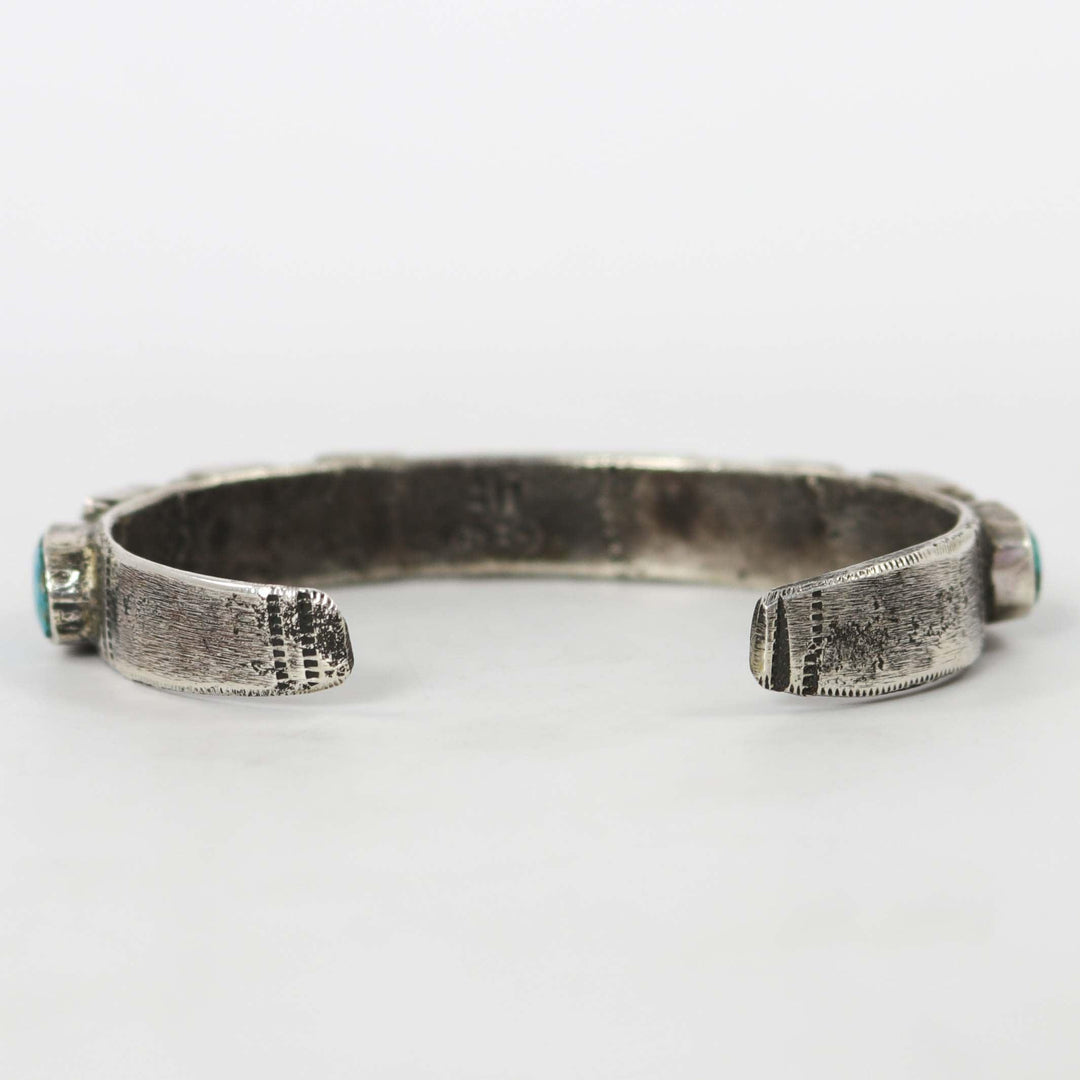 Kingman Turquoise Cuff by Jock Favour - Garland's