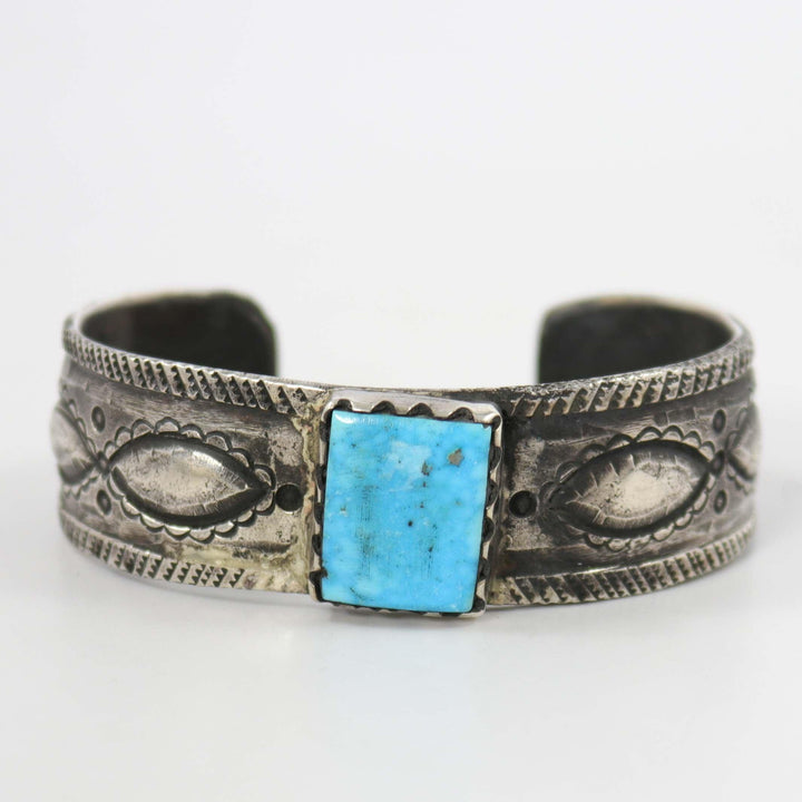 Kingman Turquoise Cuff by Jock Favour - Garland's