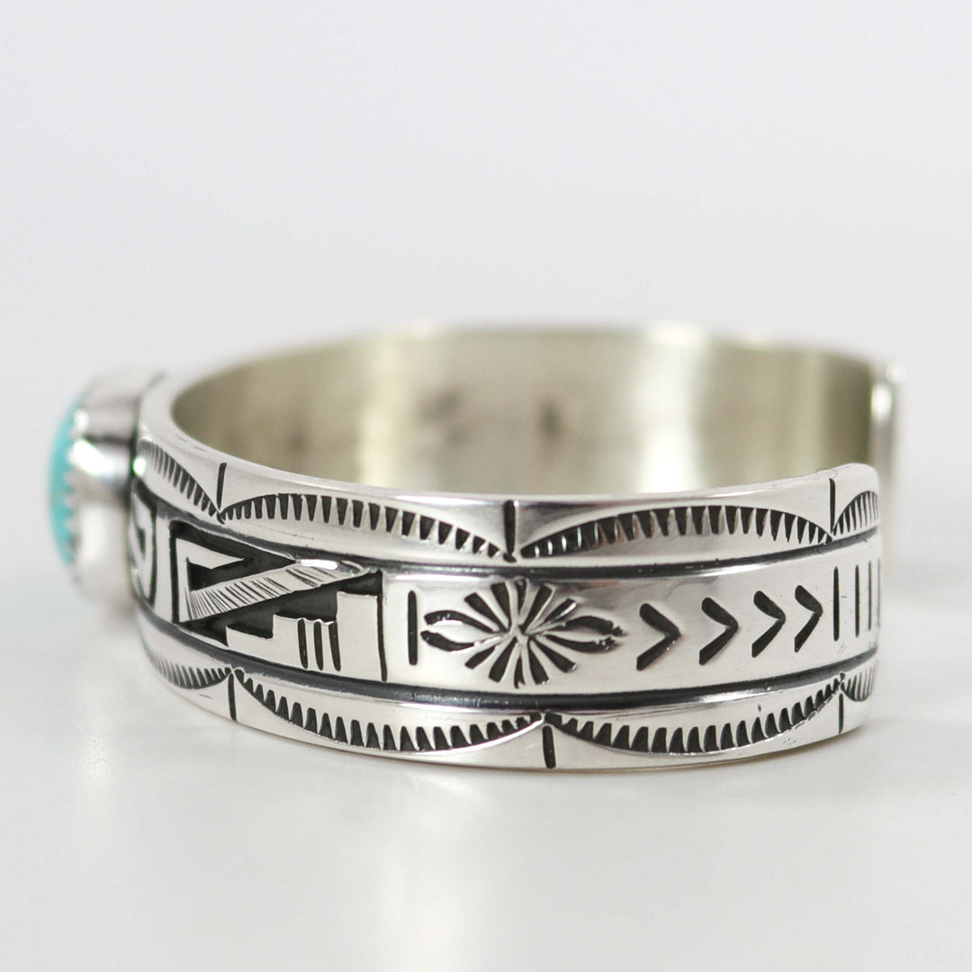 Kingman Turquoise Cuff by Peter Nelson - Garland's