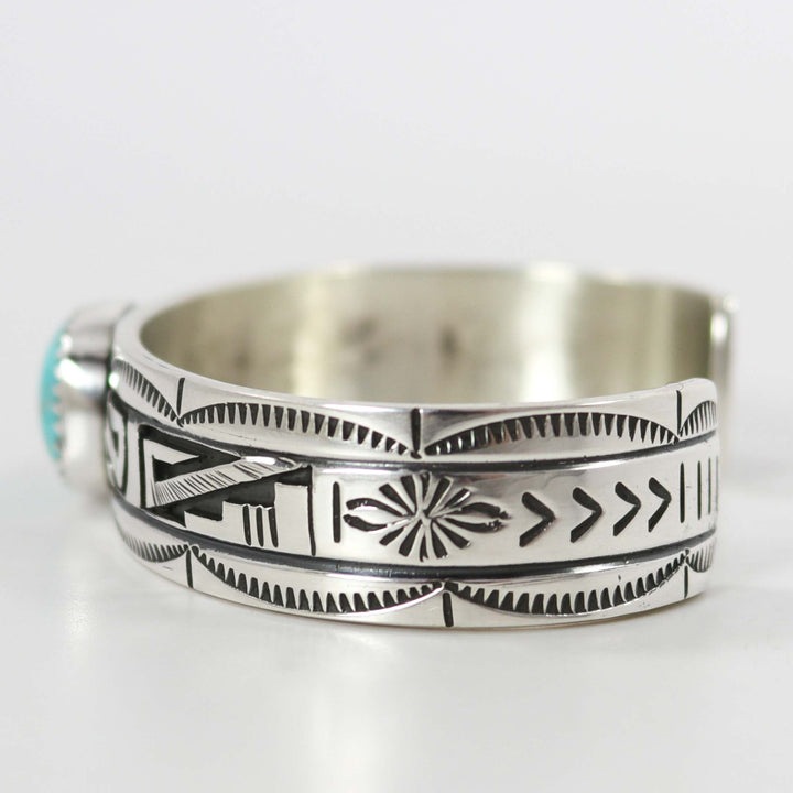 Kingman Turquoise Cuff by Peter Nelson - Garland's