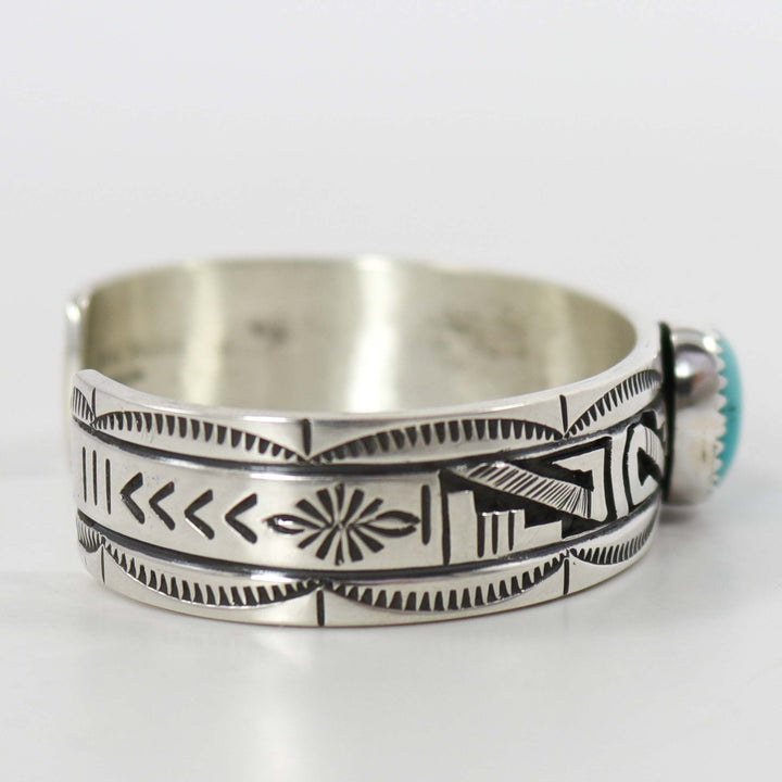 Kingman Turquoise Cuff by Peter Nelson - Garland's