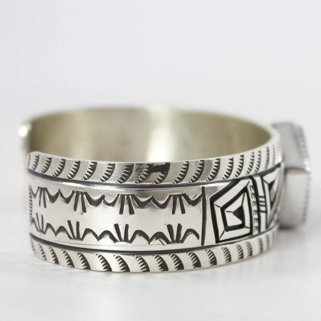 Kingman Turquoise Cuff by Peter Nelson - Garland's