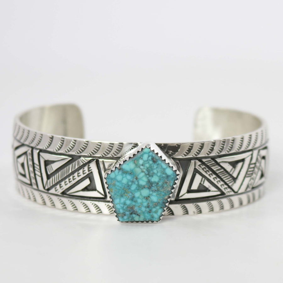 Kingman Turquoise Cuff by Peter Nelson - Garland's