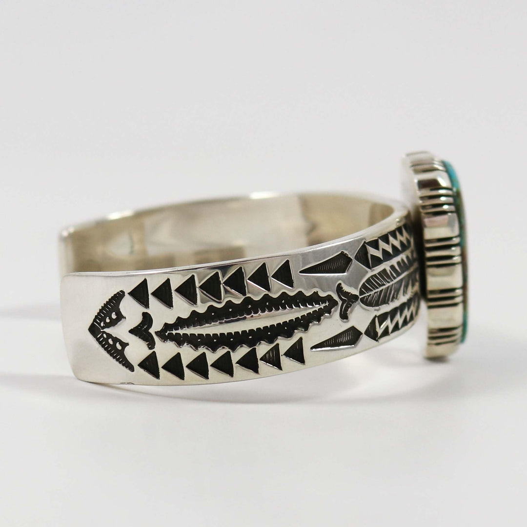 Kingman Turquoise Cuff by Rydel Curtis - Garland's