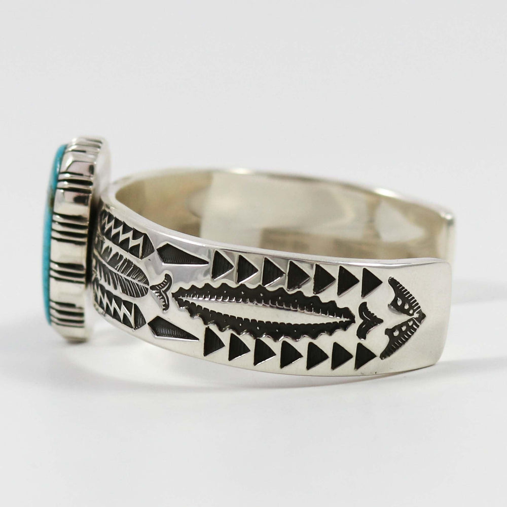 Kingman Turquoise Cuff by Rydel Curtis - Garland's