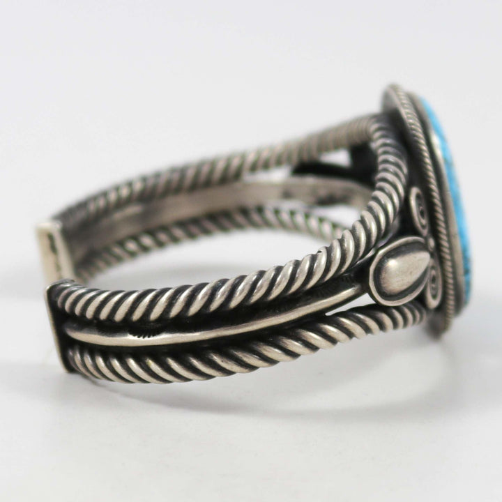 Kingman Turquoise Cuff by Steve Arviso - Garland's