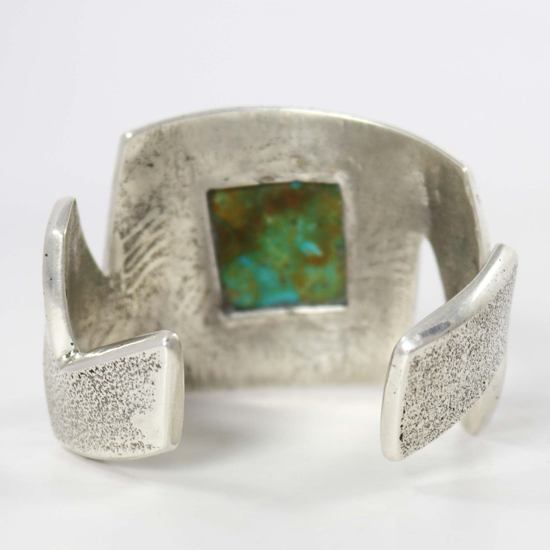 Kingman Turquoise Cuff by Thomas Banyacya Jr. - Garland's