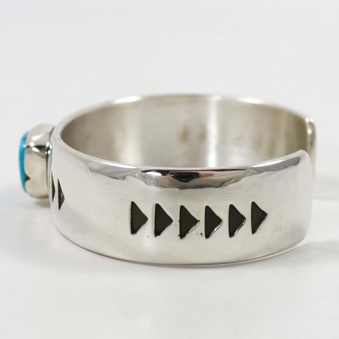 Kingman Turquoise Cuff by Waddie Crazyhorse - Garland's