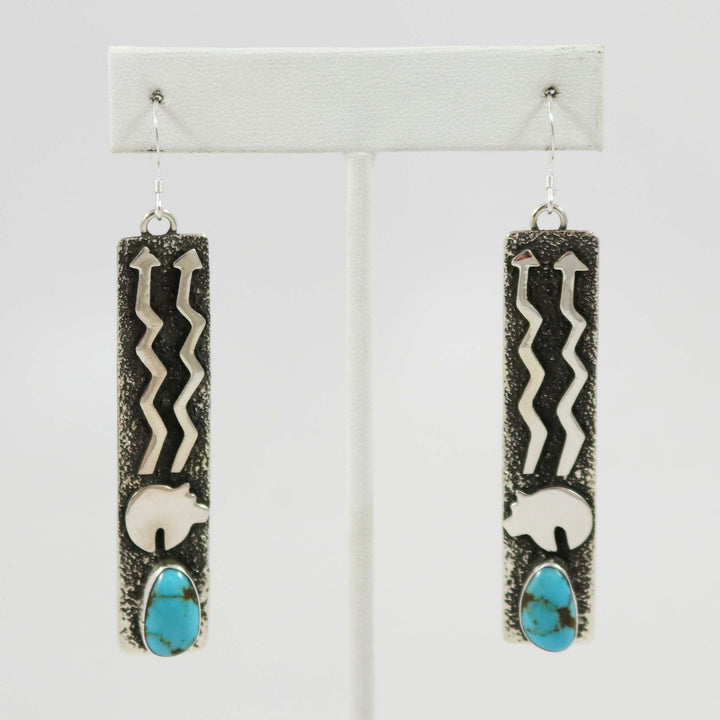 Kingman Turquoise Earrings by Alex Sanchez - Garland's