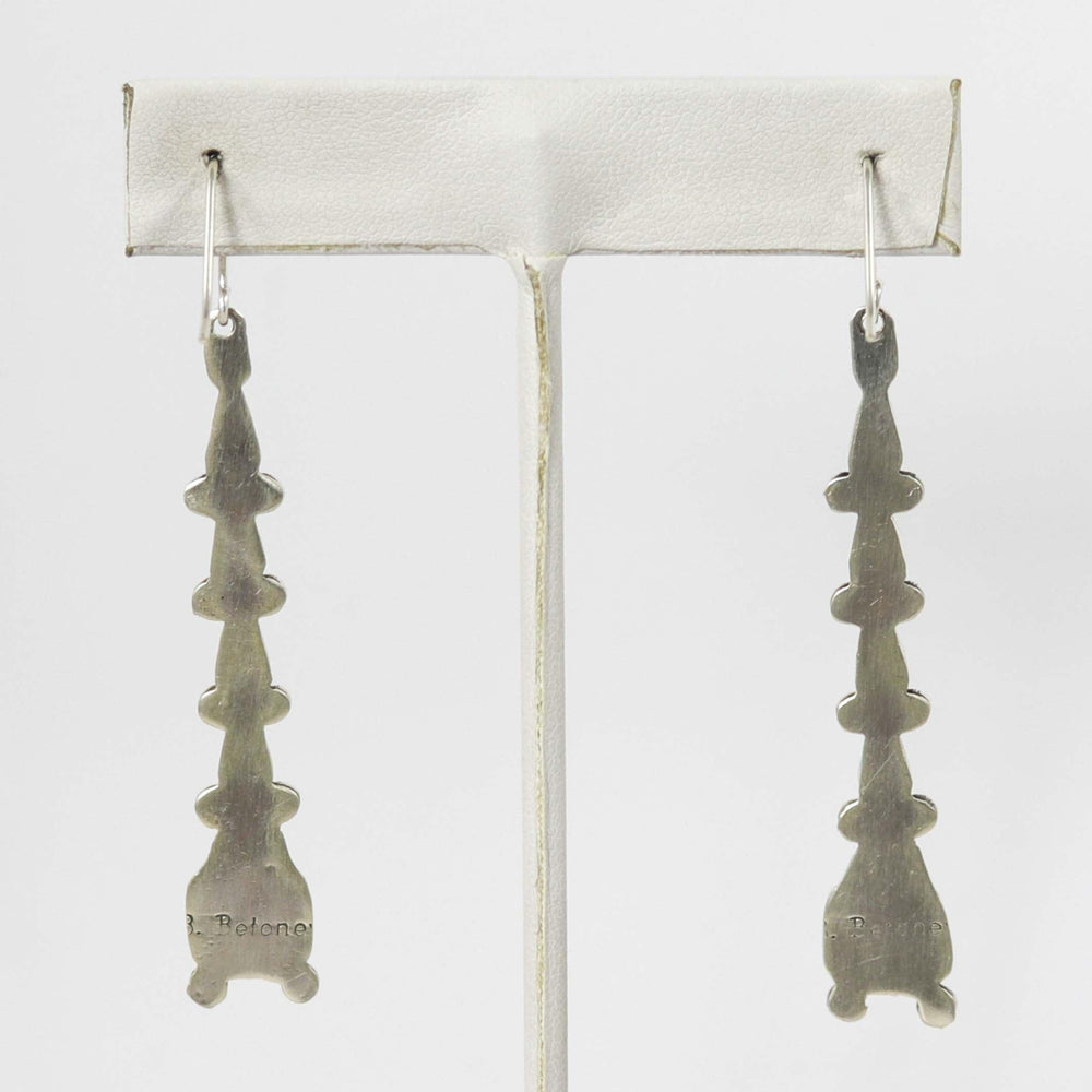 Kingman Turquoise Earrings by Billy Betoney - Garland's