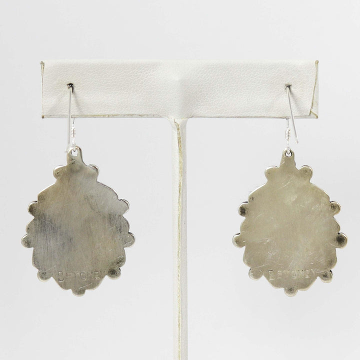 Kingman Turquoise Earrings by Billy Betoney - Garland's