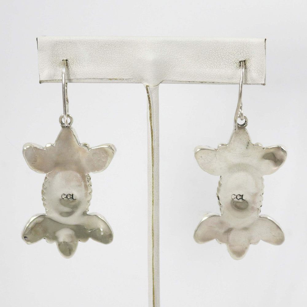 Kingman Turquoise Earrings by Carlo Lonjose - Garland's