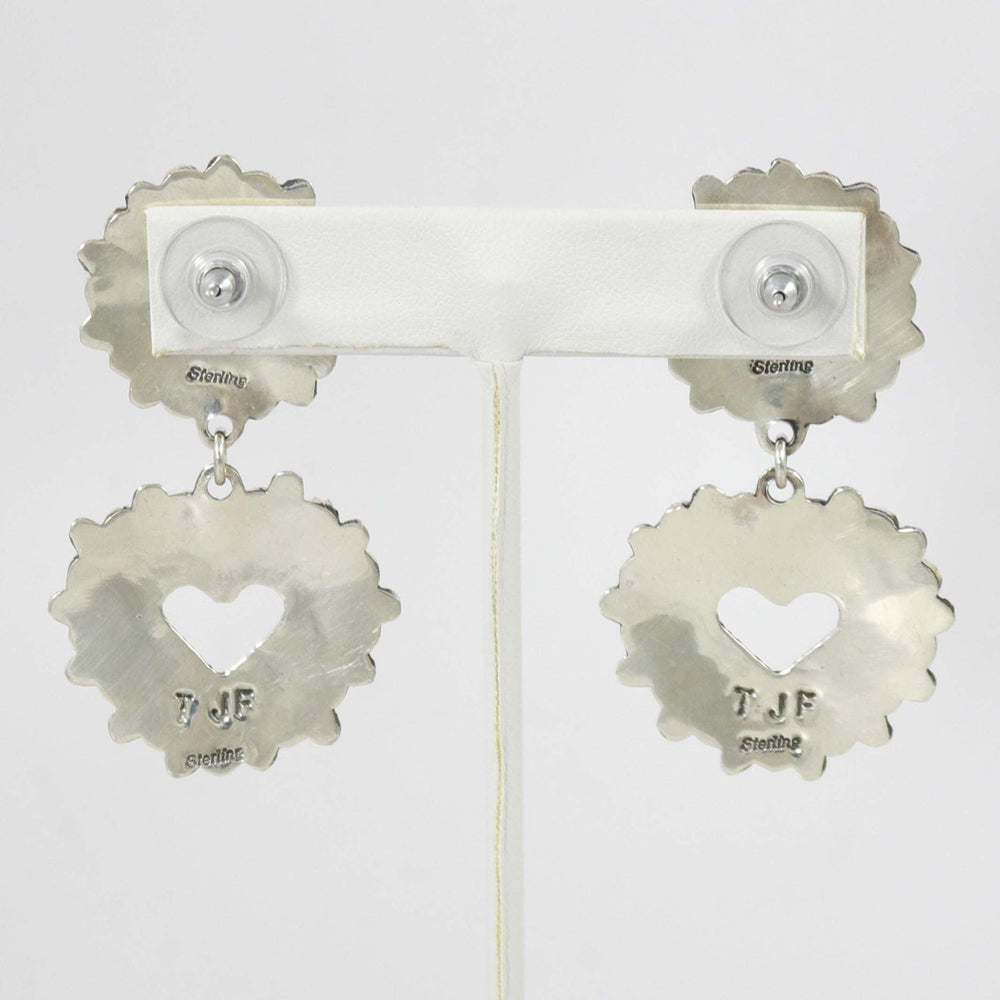 Kingman Turquoise Earrings by James Freeland - Garland's
