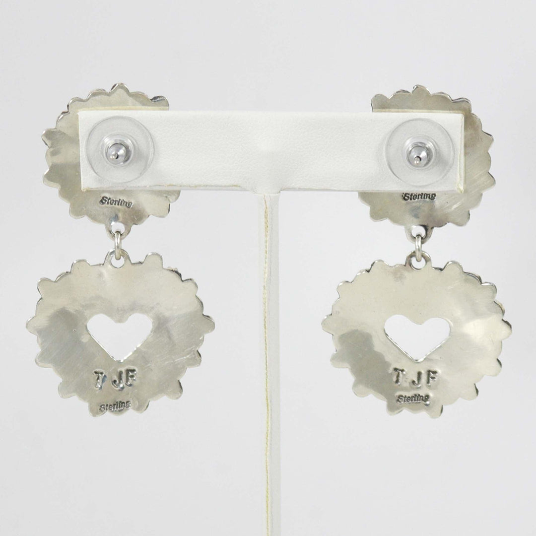 Kingman Turquoise Earrings by James Freeland - Garland's