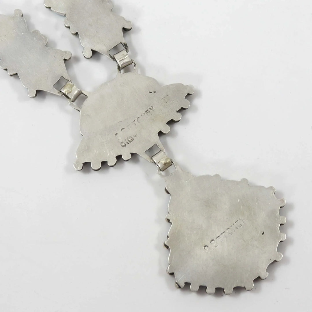 Kingman Turquoise Necklace by Billy Betoney - Garland's