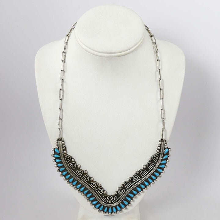 Kingman Turquoise Necklace by Billy Betoney - Garland's