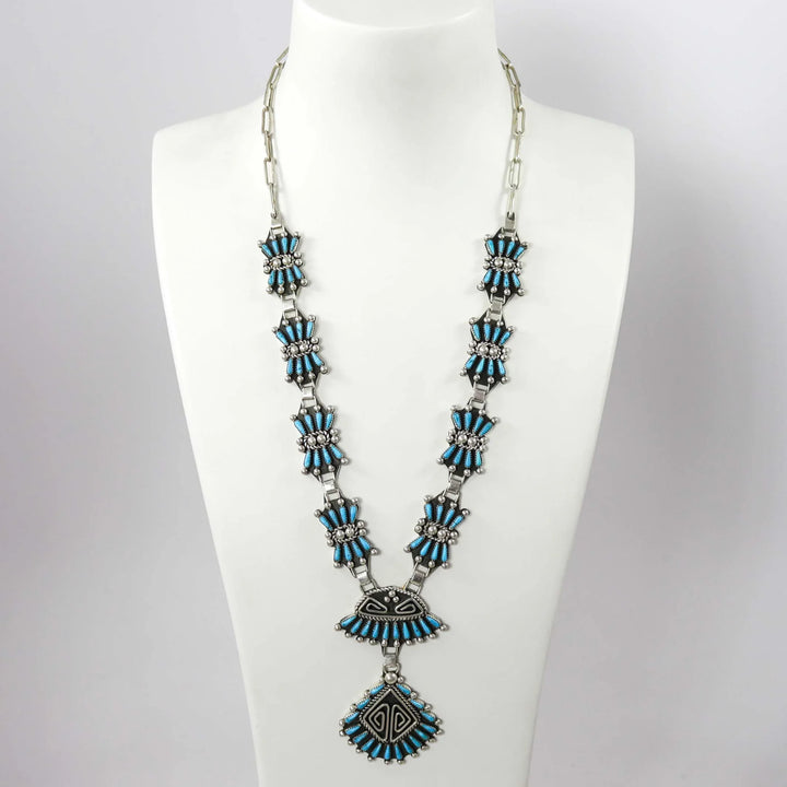 Kingman Turquoise Necklace by Billy Betoney - Garland's