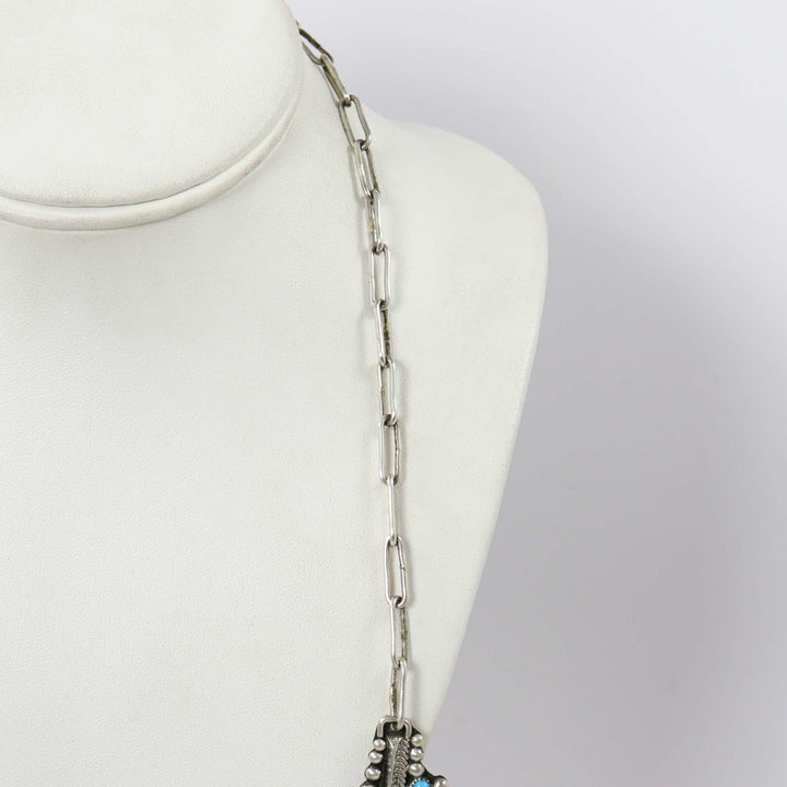 Kingman Turquoise Necklace by Billy Betoney - Garland's