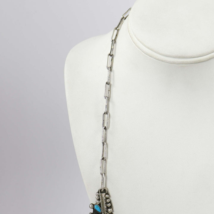 Kingman Turquoise Necklace by Billy Betoney - Garland's