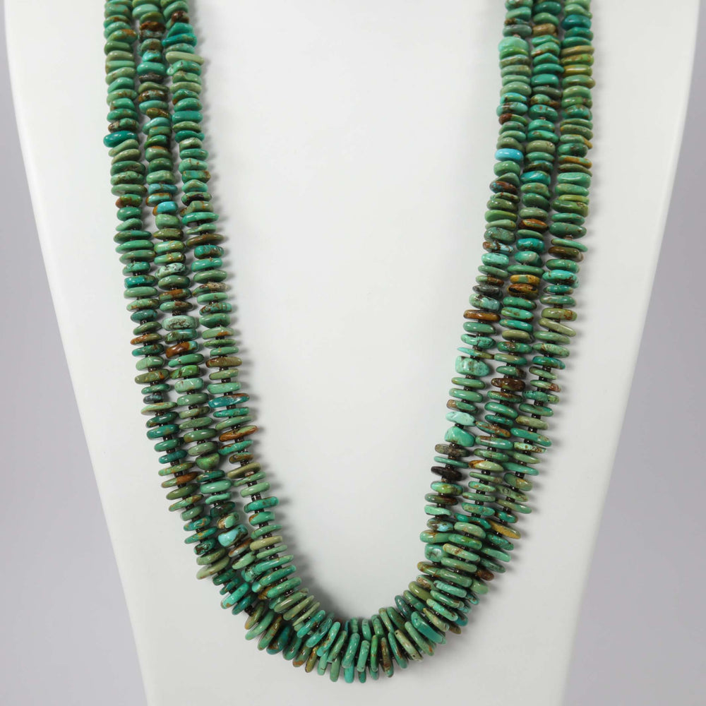 Kingman Turquoise Necklace by Joe and Angie Reano - Garland's