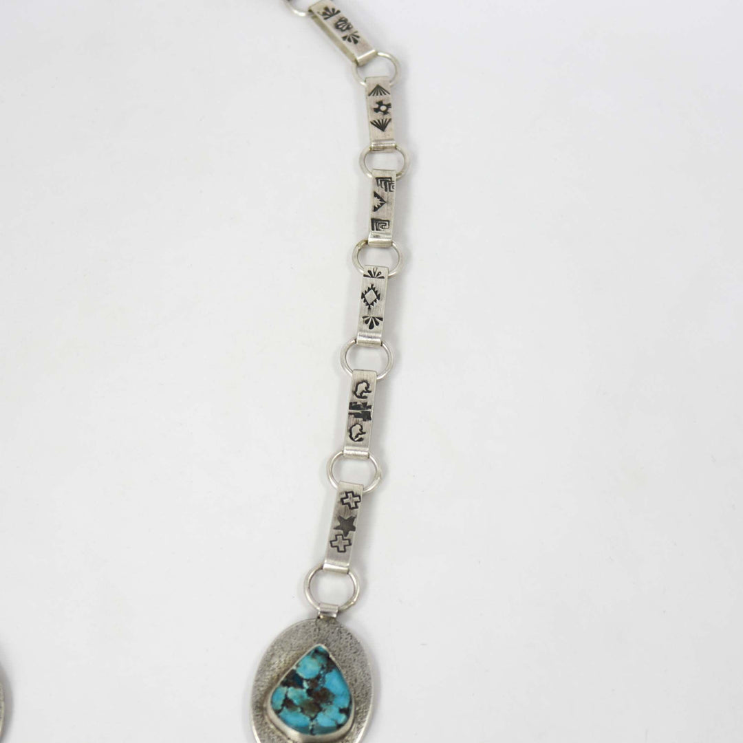 Kingman Turquoise Necklace by Noah Pajarito - Garland's