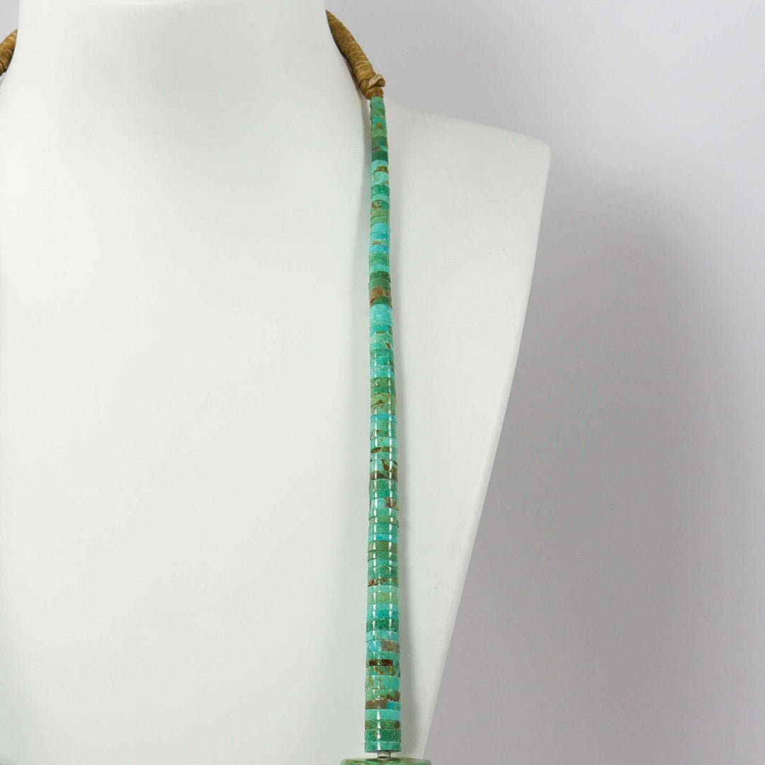 Kingman Turquoise Necklace by Temuujin Abeyta - Garland's