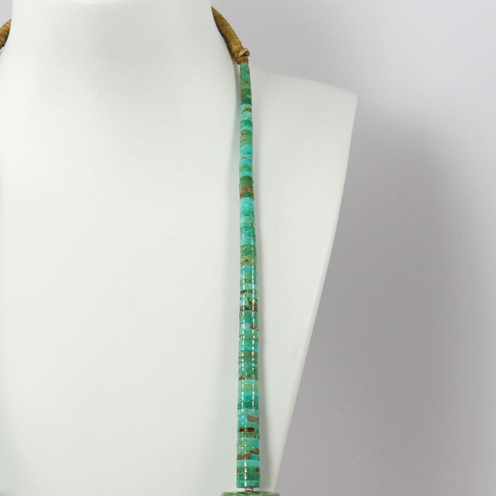 Kingman Turquoise Necklace by Temuujin Abeyta - Garland's