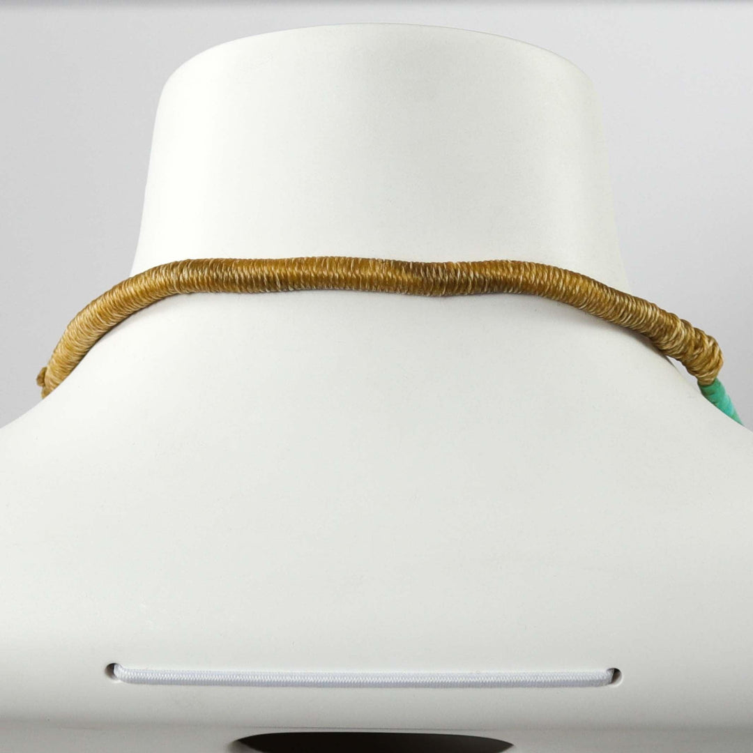 Kingman Turquoise Necklace by Temuujin Abeyta - Garland's