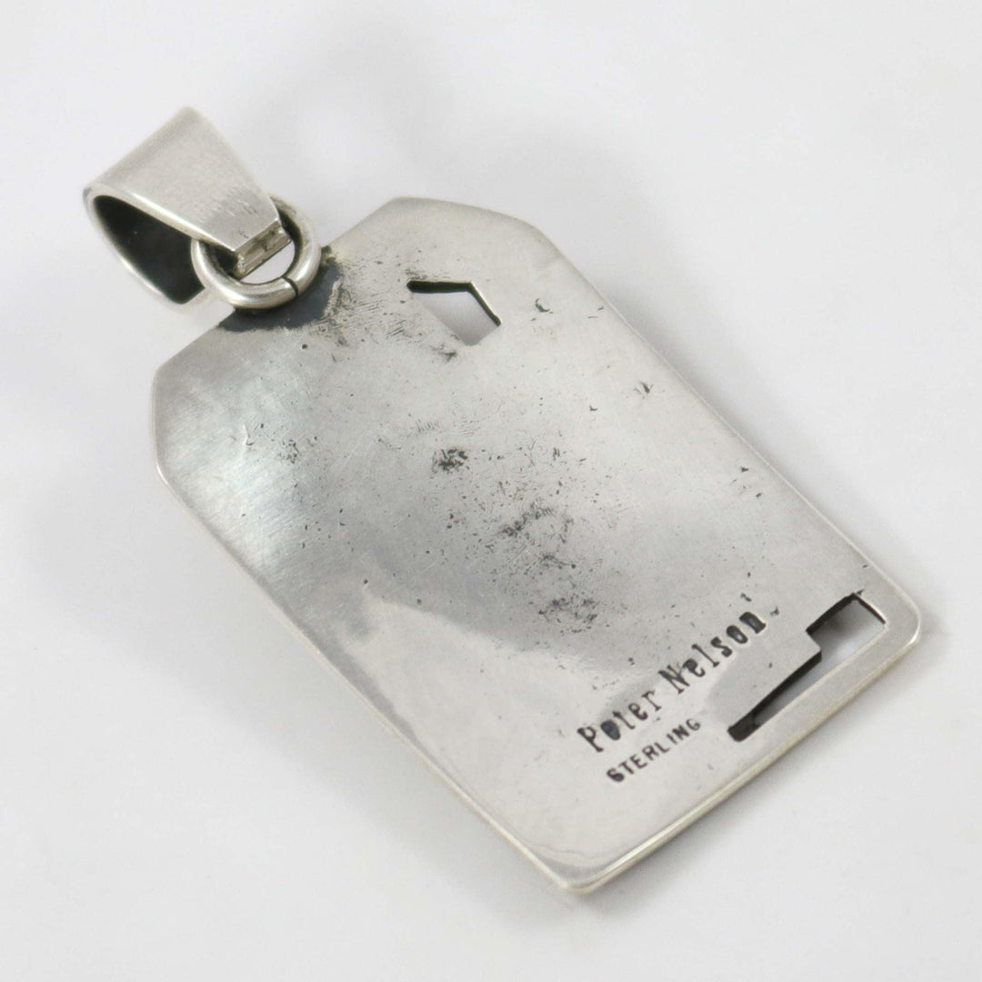 Kingman Turquoise Pendant by Peter Nelson - Garland's