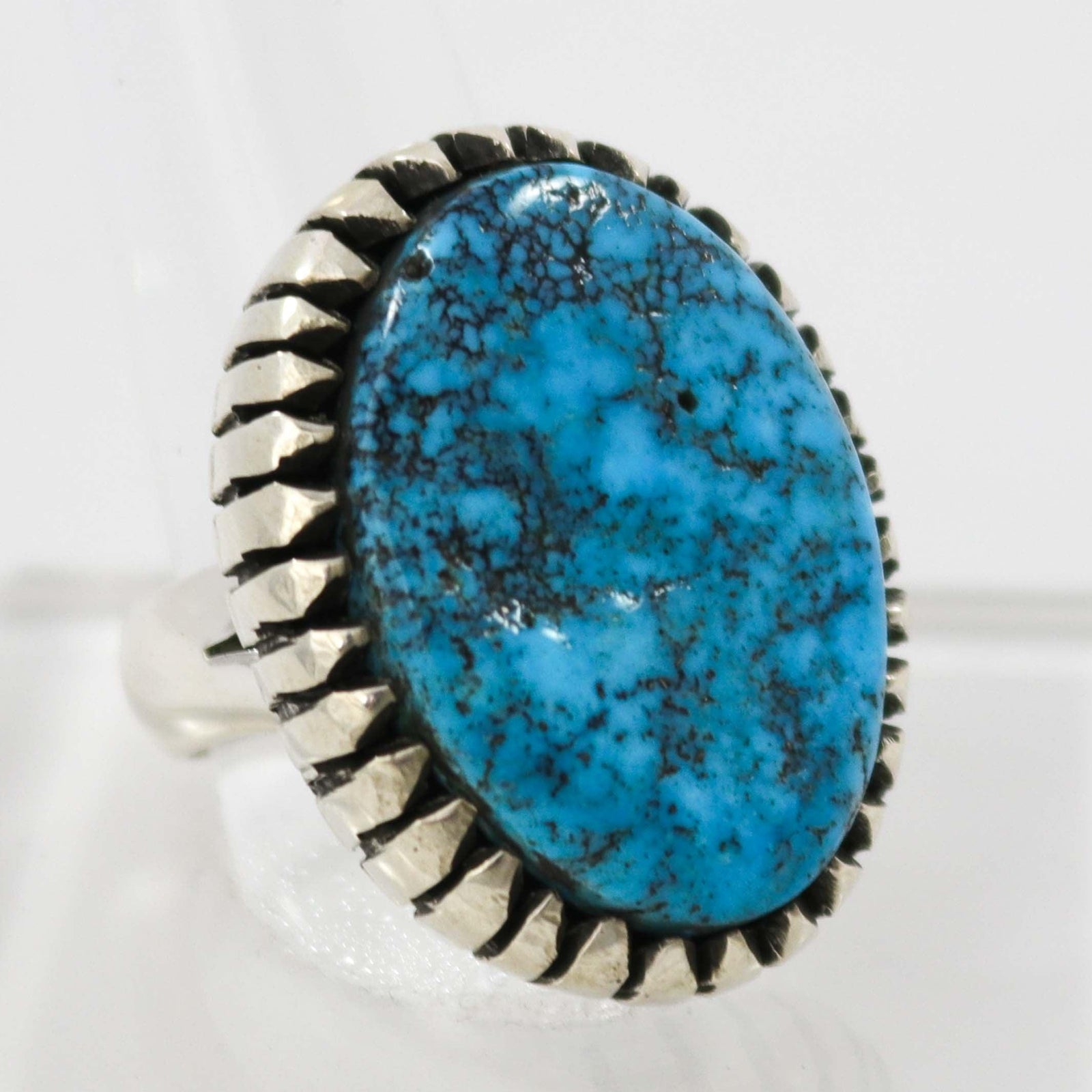 Kingman Turquoise Ring by Bob Robbins - Garland's