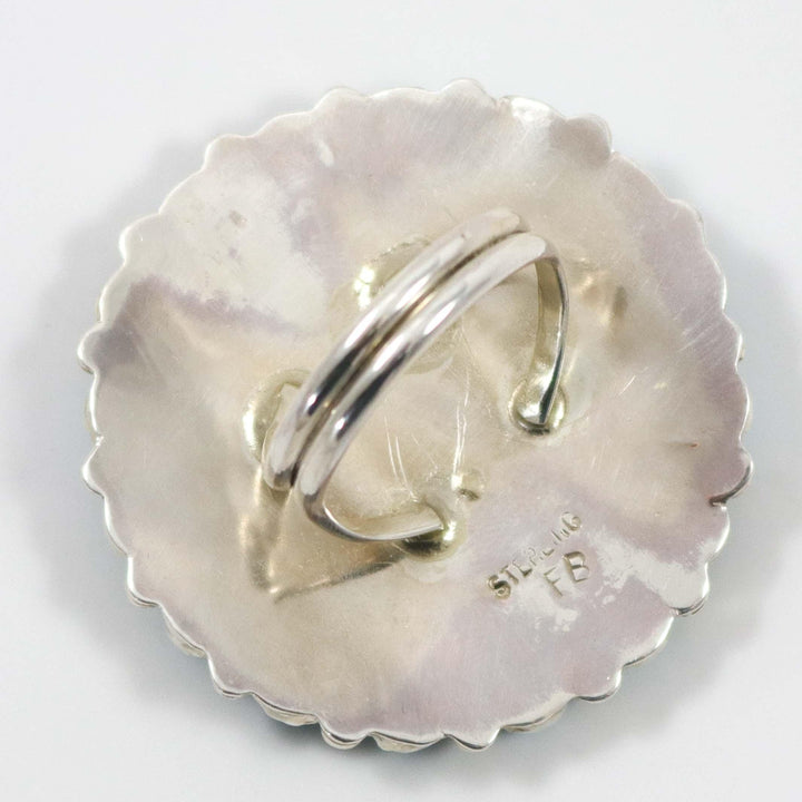 Kingman Turquoise Ring by Fannie Begay - Garland's