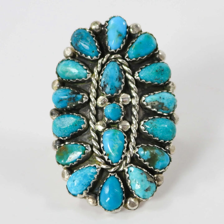 Kingman Turquoise Ring by Fannie Begay - Garland's